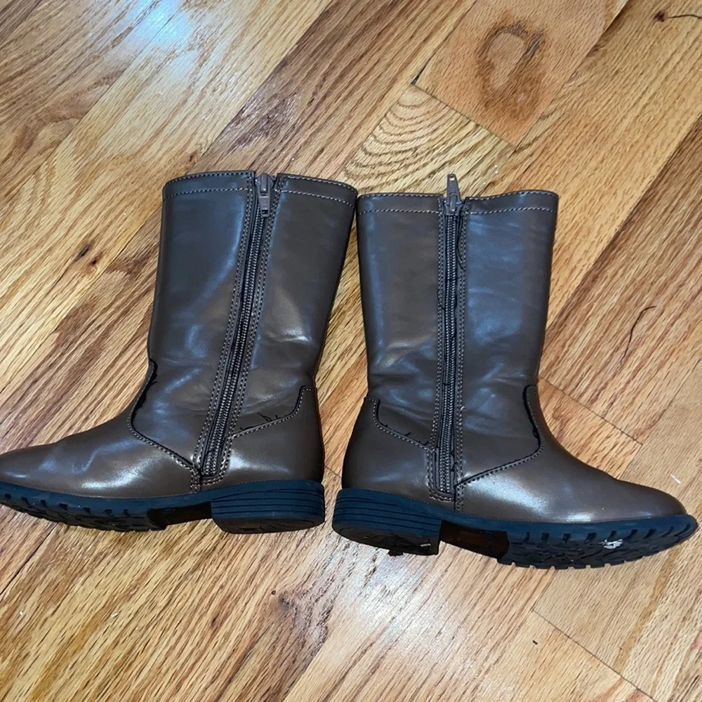 GAP toddler brown high boots brown 9 T Toddler 9T
